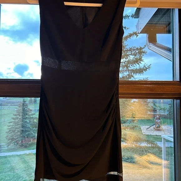 Beautiful Lian Yi Fang gown- worn  once, gothic with sheer cutaways and long - Picture 8 of 8